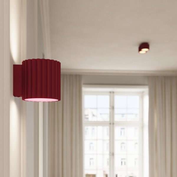 Sollux SL.1823 - Bodové svítidlo AURA 2xGX53/10W/230V červená