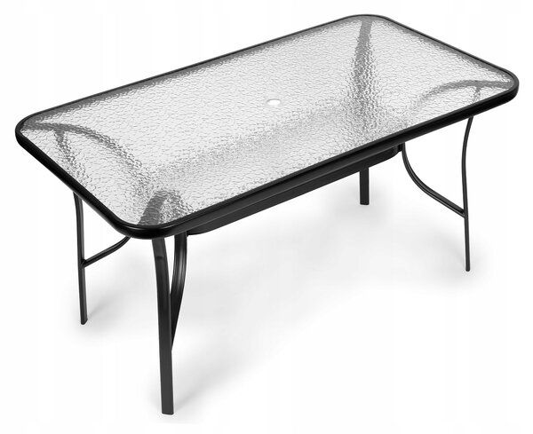 Zahradní skleněný stůl MultiGarden 140x80 cm na terasa balkon tvrzená deska