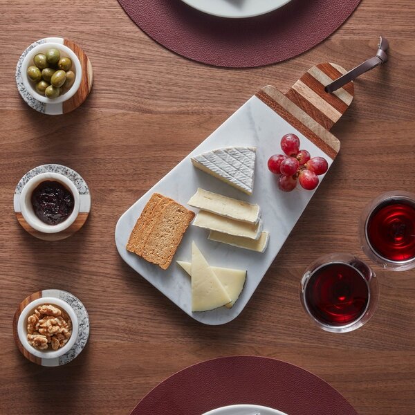 Set čtyř pestrobarevných podtácků Kave Home Cataleg