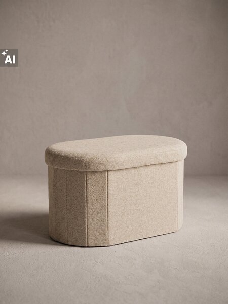 Sinsay - Taburet s úložným prostorem - béžová
