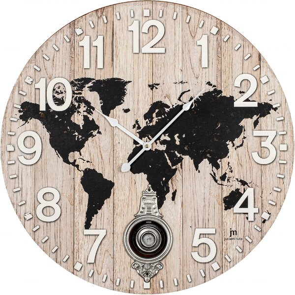 Lowell Italy Designové kyvadlové hodiny 21546 Lowell 58cm