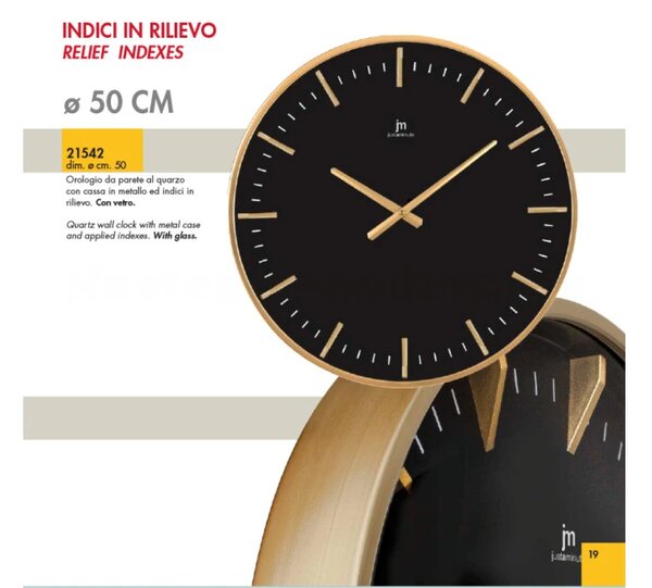 Lowell Italy Designové nástěnné hodiny 21542 Lowell 50cm