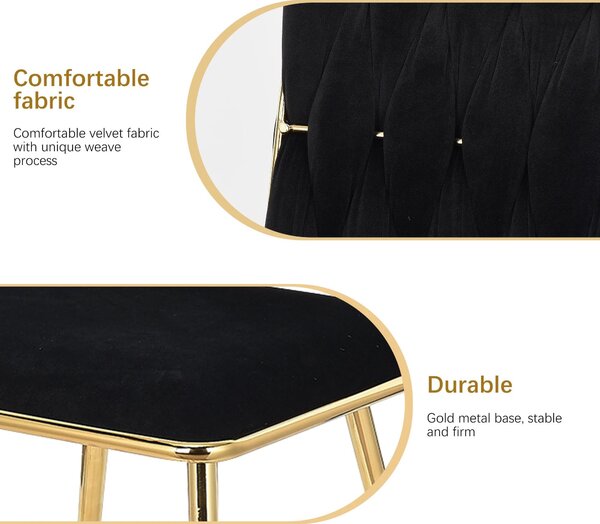 Jídelní židle - Sada 2 kusů - Židle - Designové židle - Pohodlné židle - Ergonomický design