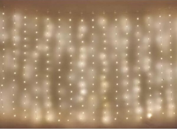 LED Venkovní vánoční řetěz 180xLED/8 funkcí 6,7 m IP44 teplá bílá