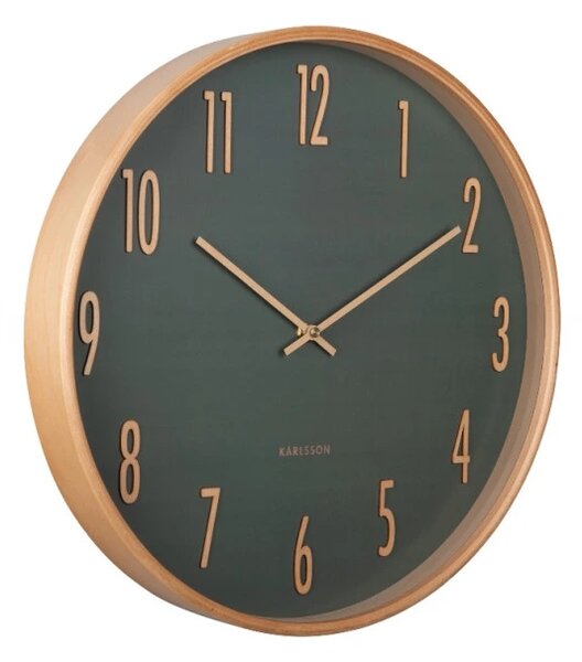 Designové nástěnné hodiny 5996GR Karlsson 40cm