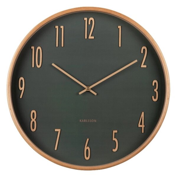 Designové nástěnné hodiny 5996GR Karlsson 40cm