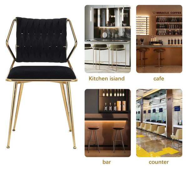 Jídelní židle - Sada 2 kusů - Židle - Designové židle - Pohodlné židle - Ergonomický design