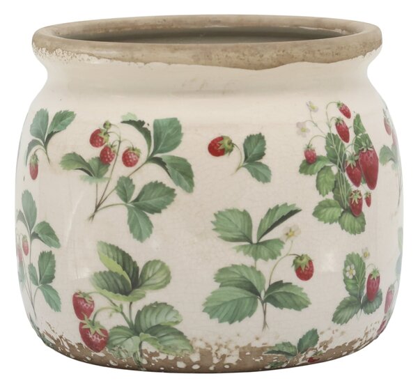 Keramický obal na květiny Fraises Ø 15,5 cm