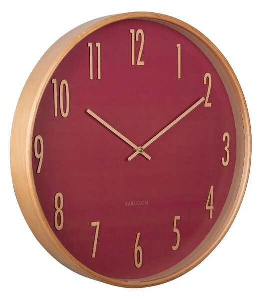 Designové nástěnné hodiny 5996RD Karlsson 40cm