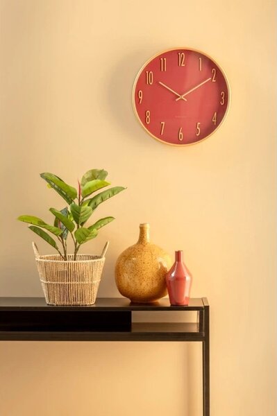 Designové nástěnné hodiny 5996RD Karlsson 40cm