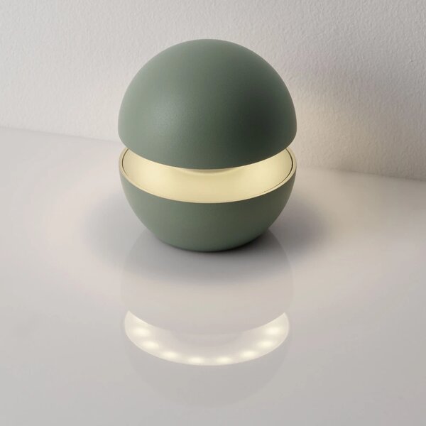 Nova Luce Zelená nabíjecí stolní LED lampa Puk