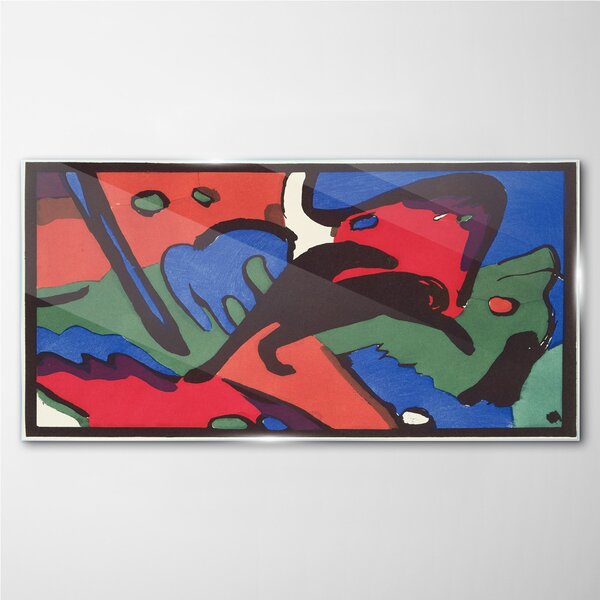 Obraz na skle Obraz na skle Modrý jezdec Vasily Kandinsky