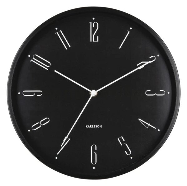 Designové nástěnné hodiny 5988BK Karlsson 30cm