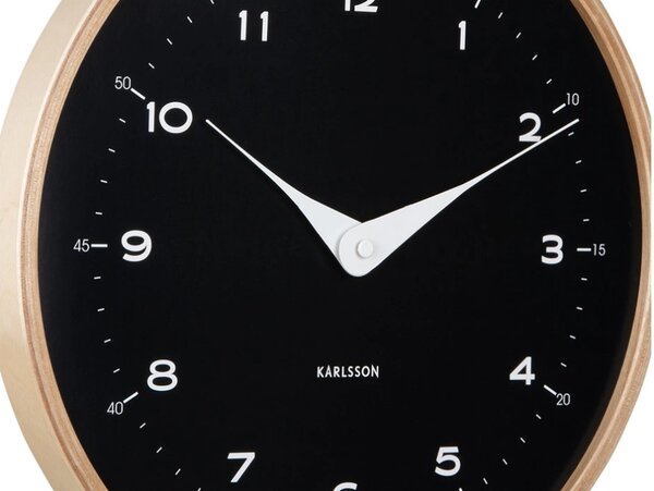 Designové nástěnné hodiny 5995BK Karlsson 30cm