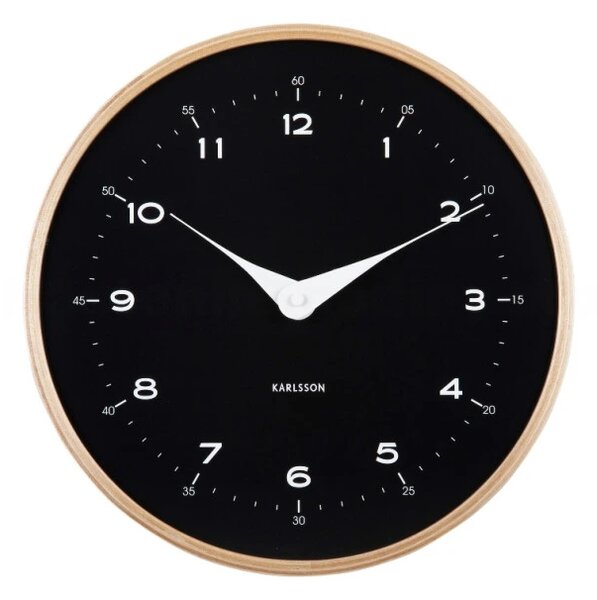 Designové nástěnné hodiny 5995BK Karlsson 30cm