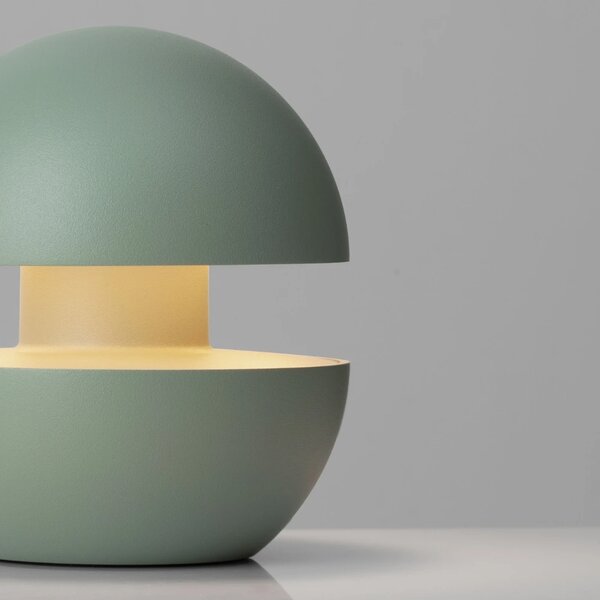 Nova Luce Zelená nabíjecí stolní LED lampa Puk