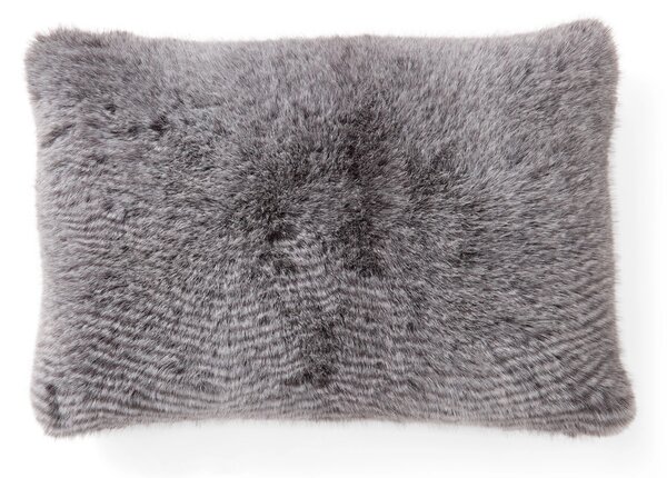 Skinnwille Home Collection Polštář Stily Grey, umělá kožešina, 60x40 cm