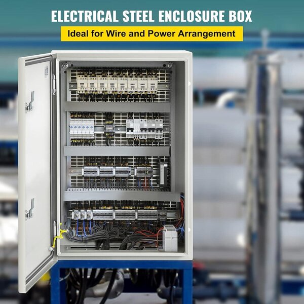 Elektrické pouzdro - Rozvaděč - Skříň pro elektrické zařízení - Ocelová skříň - Nástěnná skříň - Stupeň krytí IP66 (vodotěsné)