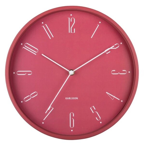Designové nástěnné hodiny 5988RD Karlsson 30cm