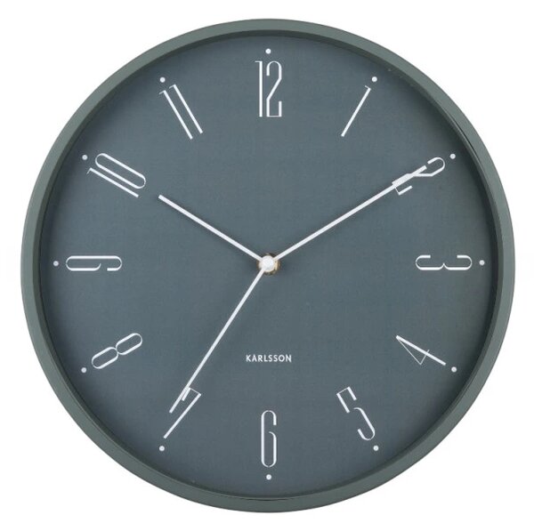 Designové nástěnné hodiny 5988GR Karlsson 30cm