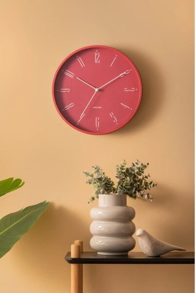 Designové nástěnné hodiny 5988RD Karlsson 30cm