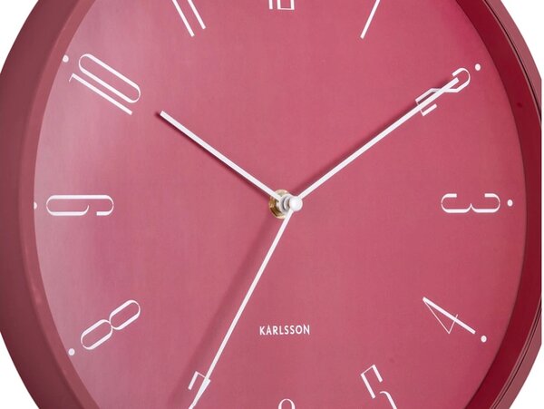 Designové nástěnné hodiny 5988RD Karlsson 30cm