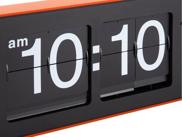 Designové nástěnné/stolní překlápěcí hodiny 5999OR Karlsson 40cm