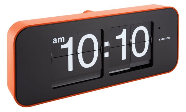 Designové nástěnné/stolní překlápěcí hodiny 5999OR Karlsson 40cm
