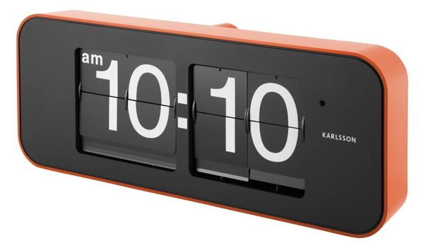 Designové nástěnné/stolní překlápěcí hodiny 5999OR Karlsson 40cm