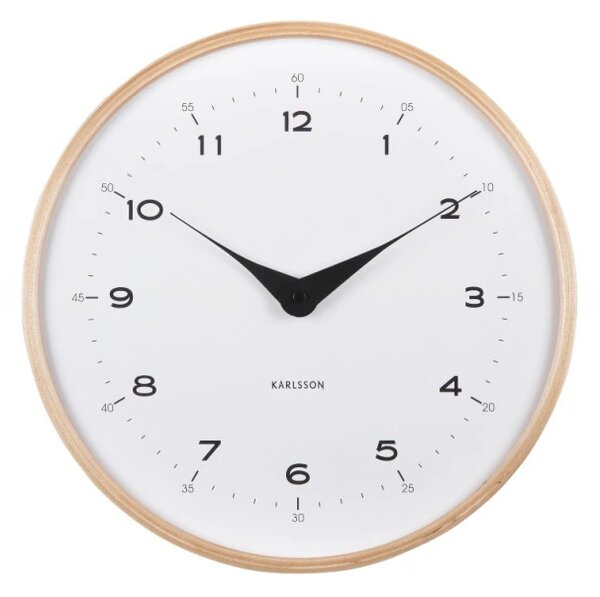 Designové nástěnné hodiny 5995WH Karlsson 30cm
