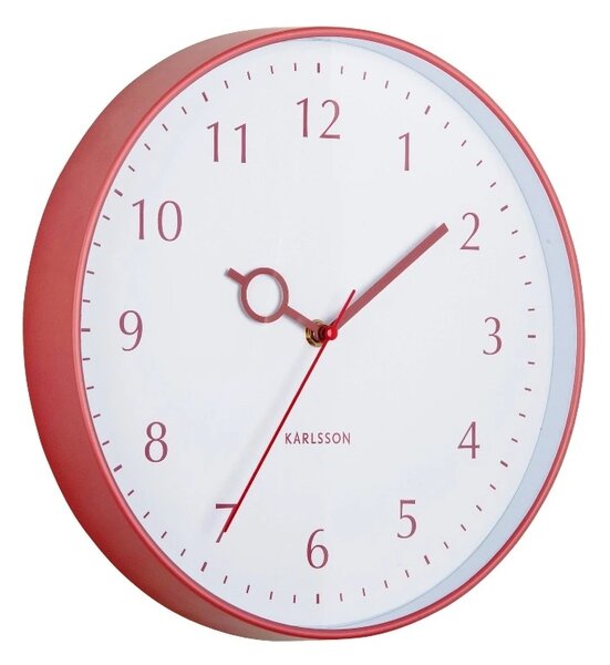 Designové nástěnné hodiny 5992RD Karlsson 30cm