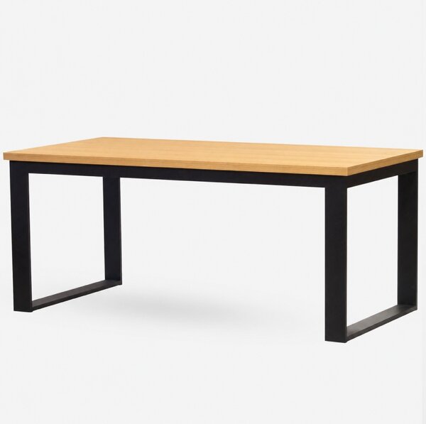 Stima Stůl 970 s kovovou podnoží Rozměr: 120x80 + 40 cm, white: Ořech