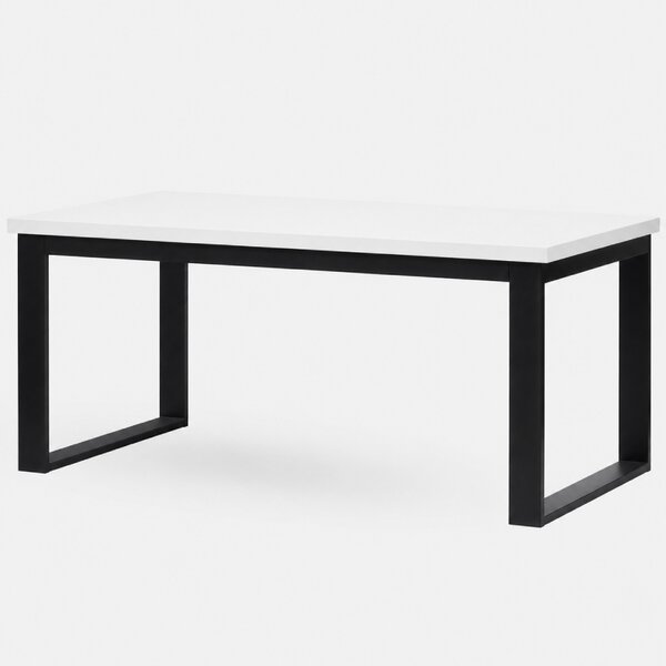 Stima Stůl 970 s kovovou podnoží Rozměr: 120x80 + 40 cm, white: Ořech