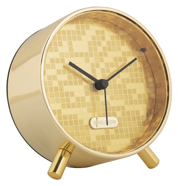 Designový budík 6004GD Karlsson 11cm