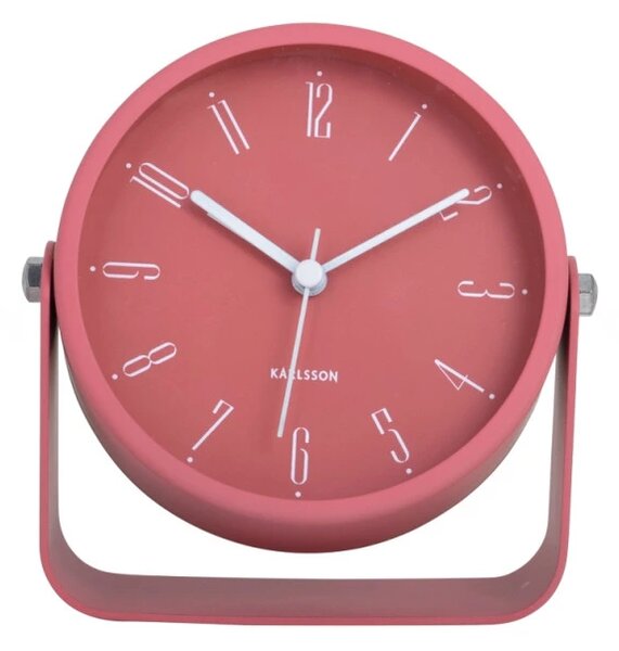Designový budík 5989RD Karlsson 12cm