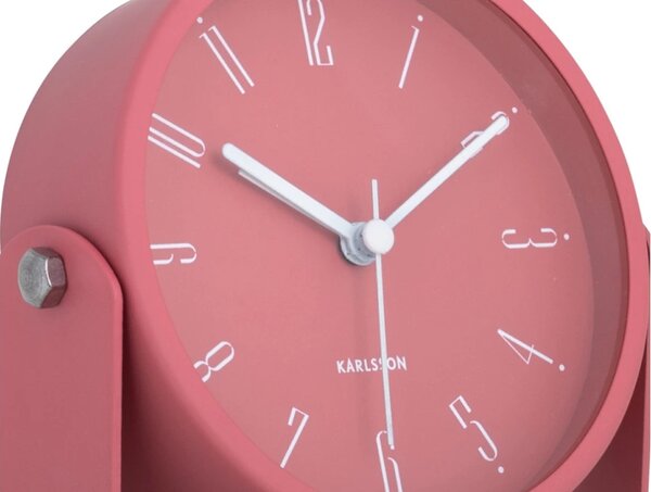 Designový budík 5989RD Karlsson 12cm
