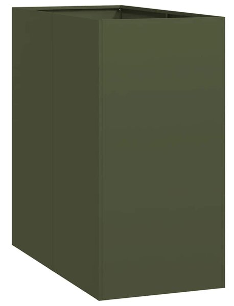 Truhlík olivově zelený 40x80x80 cm ocel