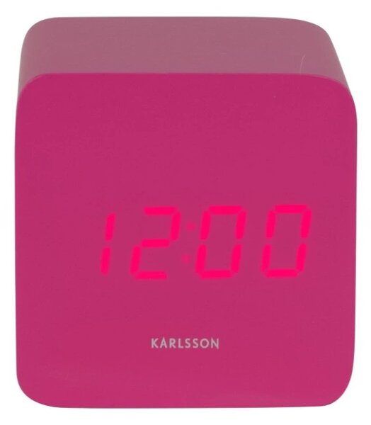 Designové LED hodiny s budíkem 5982BP Karlsson 7cm