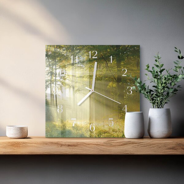 Skleněné hodiny Les zskb-30x30-00086373