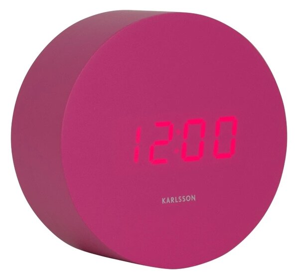 Designové LED hodiny s budíkem 5981BP Karlsson 9cm