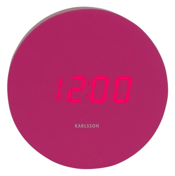 Designové LED hodiny s budíkem 5981BP Karlsson 9cm