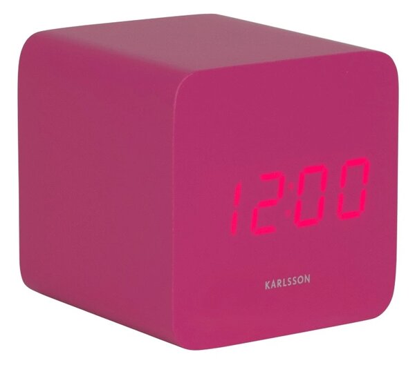 Designové LED hodiny s budíkem 5982BP Karlsson 7cm