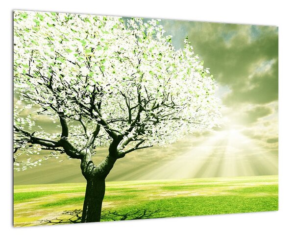 Jarní strom - moderní obraz