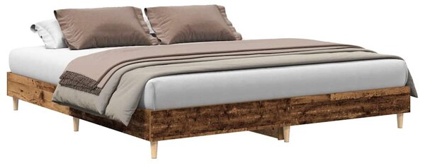 Rám postele bez matrace Staré dřevo 180x200cm Technické dřevo 3329028