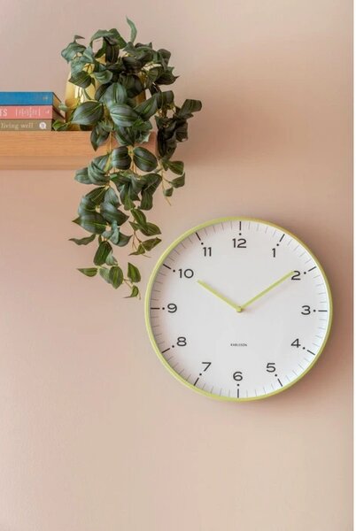 Designové nástěnné hodiny 6011GR Karlsson 40cm