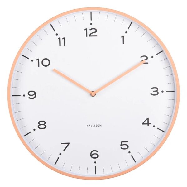 Designové nástěnné hodiny 6011OR Karlsson 40cm