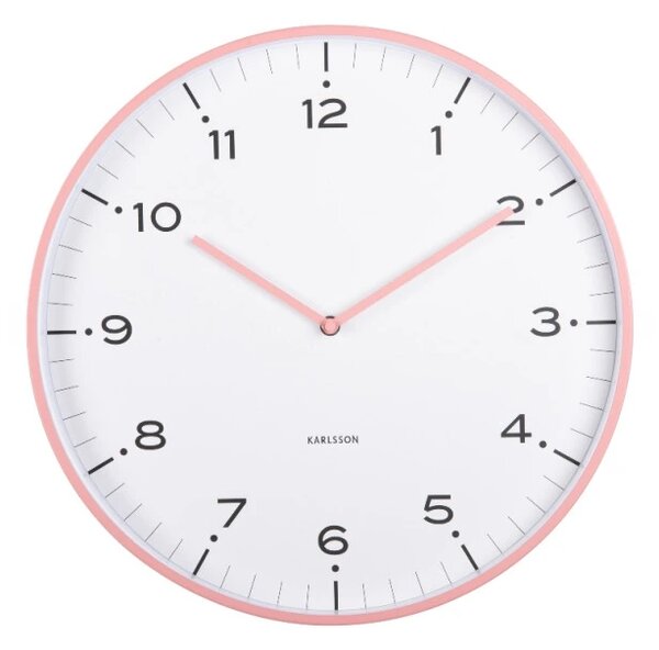 Designové nástěnné hodiny 6011PI Karlsson 40cm