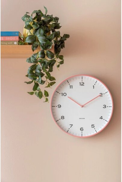 Designové nástěnné hodiny 6011PI Karlsson 40cm