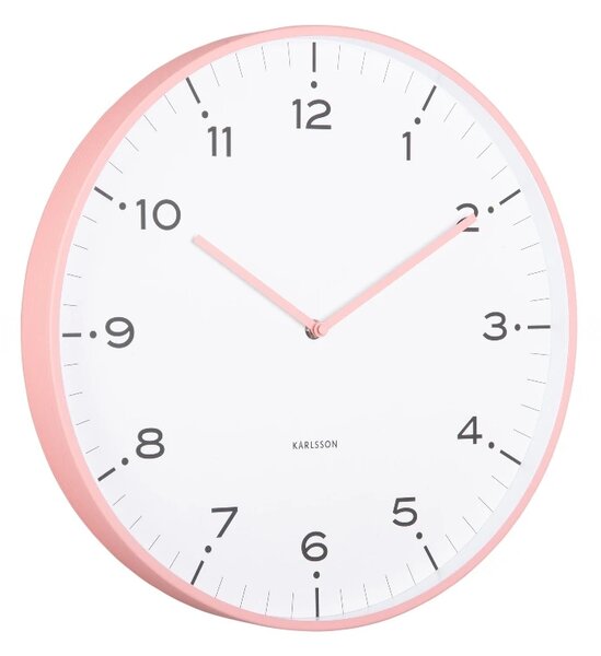 Designové nástěnné hodiny 6011PI Karlsson 40cm