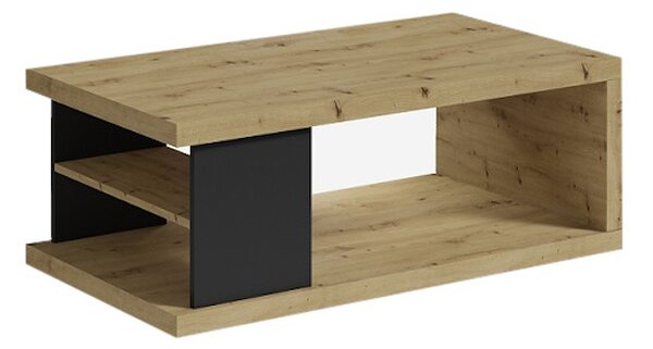Konferenční stolek LUKE, 110x60x41, dub artisan/černá mat